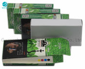 Caixas de cigarro verdes do cartão do pacote do cigarro e caixas exteriores de Shisha