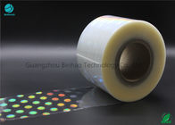 Taxa alta do encolhimento filme plástico holográfico de 5% - de 10% BOPP com logotipo e nome do laser