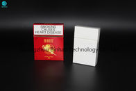 Caixas de cigarro vermelhas do cartão da impressão deslocada para 25 partes do empacotamento