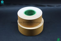 O papel de filtro personalizado do cigarro com ouro de carimbo quente alinha a largura de 50mm