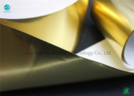Papel impermeável ultra fino personalizado da folha de alumínio do ouro para o forro interno macio do pacote do cigarro