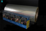 Rolo de filme impermeável claro para o cigarro, empacotamento do PVC da caixa do cigarro