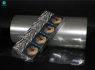 Filme de empacotamento do PVC do encolhimento alto de 5% para o empacotamento de alimento e caixa despida do cigarro com certificado do ISO