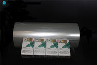 Filme de empacotamento habilitado do PVC de 25 mícrons do ISO para a caixa despida do cigarro enorme que envolve como a caixa exterior