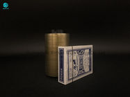 Fita da tira de rasgo do ouro dos materiais de BOPP para a caixa de cartões do jogo do cigarro que empacota com único esparadrapo lateral