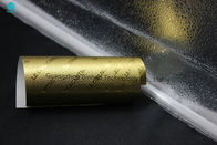 Rolo de gravação dourado personalizado do papel da folha de alumínio do tamanho uma espessura de 50 mícrons