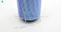 Fita holográfica 1.6mm azul Superfine nova da tira de rasgo de Binhao com multi cores autoadesivas impressa
