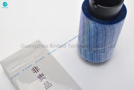Fita holográfica 1.6mm azul Superfine nova da tira de rasgo de Binhao com multi cores autoadesivas impressa