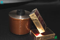 Materiais matte dourados clássicos do pacote do cigarro da bobina da fita da tira de rasgo da cor