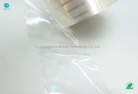 Brilhe a identificação holográfica imprimindo deslocada lustrosa clara do rolo de filme do cigarro BOPP 76 milímetros