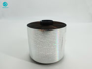 fita holográfica personalizada do rasgo do projeto de 3mm cor de prata para o pacote