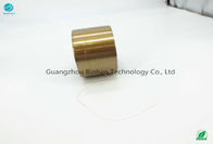 Linha polegada 0.8mm do ouro do comprimento 10cm do núcleo da fita da tira de rasgo do ouro de Signle