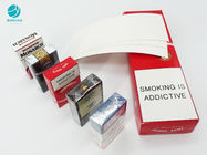 Logo Cardboard Cases For Full gravado personalizado ajustou o pacote do cigarro