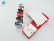 O fumo feito sob encomenda do teste padrão empacota o cartão de papel para a caixa de embalagem da caixa de cigarro