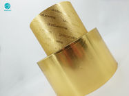 Papel feito sob encomenda da folha de alumínio do composto 114mm do ouro para a embalagem interna do cigarro
