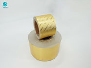 Papel de empacotamento gravado do cigarro da folha de alumínio de Logo Composite Gold 8011
