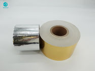 Papel dourado prateado de superfície liso da folha de alumínio para o pacote do cigarro