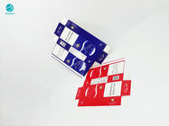 Série azul vermelha do papel durável do cartão do projeto para o pacote do cigarro de cigarro