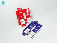 Série azul vermelha do papel durável do cartão do projeto para o pacote do cigarro de cigarro