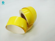 papel interno revestido amarelo brilhante lustroso do quadro de 95mm para a embalagem do cigarro de cigarro
