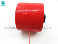 MOPP vermelho completo fita adesiva lateral da tira de rasgo de 30 mícrons única