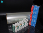 filme de empacotamento do PVC do celofane transparente de 360mm para o empacotamento despido da caixa do cigarro