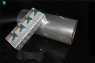 Rolo de filme poli transparente do empacotamento plástico de cloreto de vinil para o empacotamento exterior da caixa