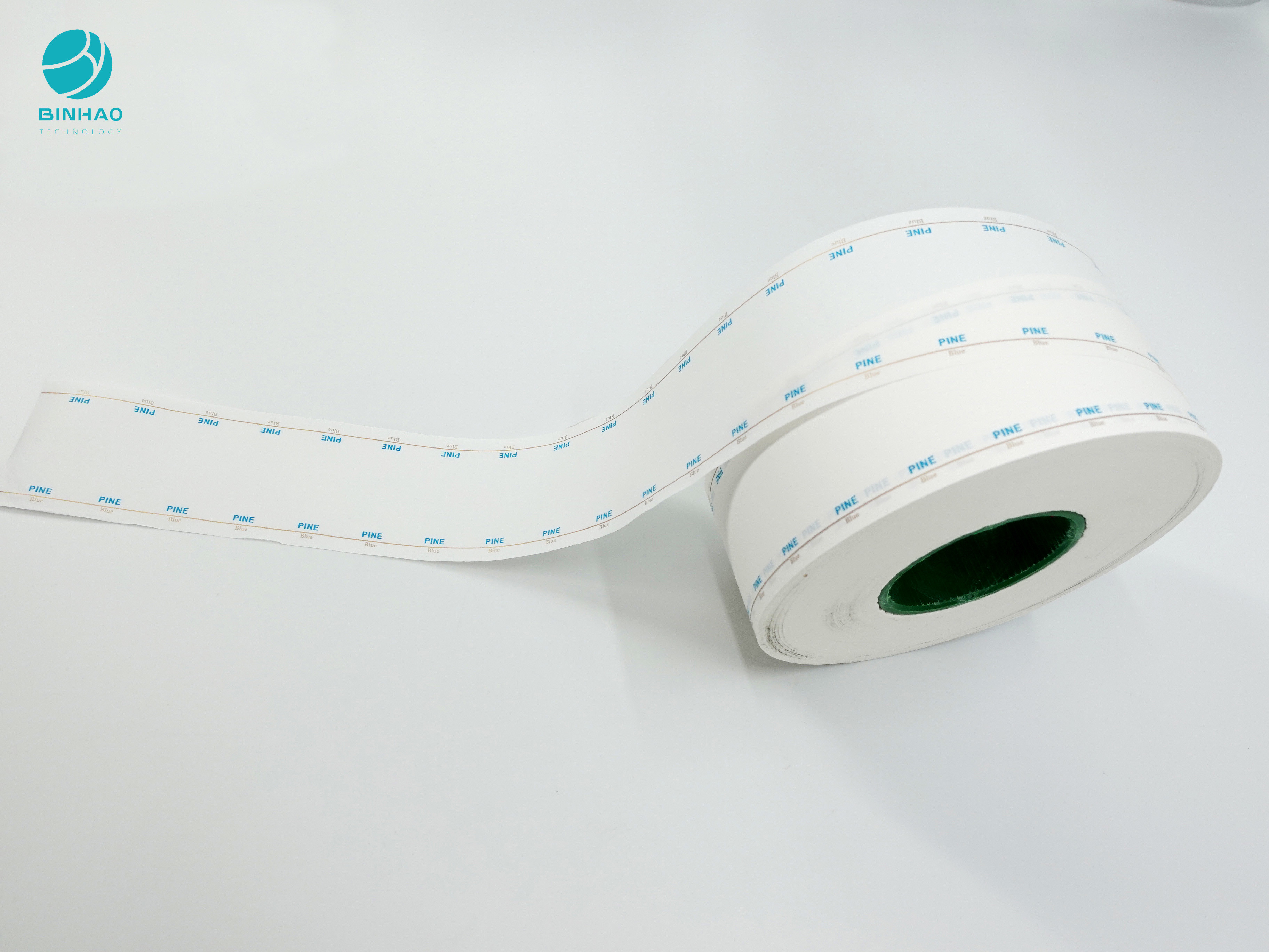 pacote personalizado branco do filtro de 64mm Logo Tipping Paper For Cigarette
