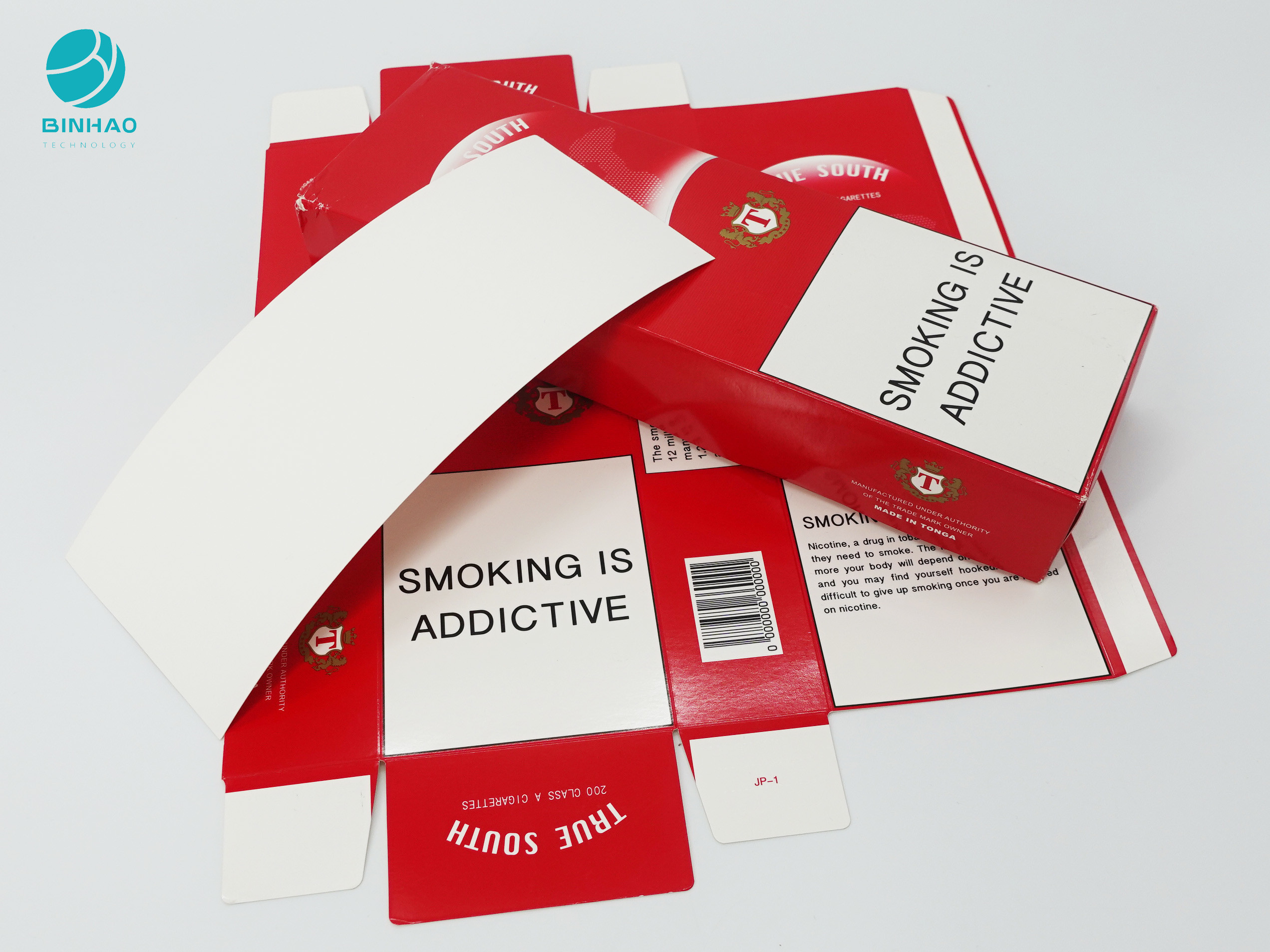 Logo Printed Eco-Friendly Cardboard Cases para o empacotamento do cigarro do cigarro