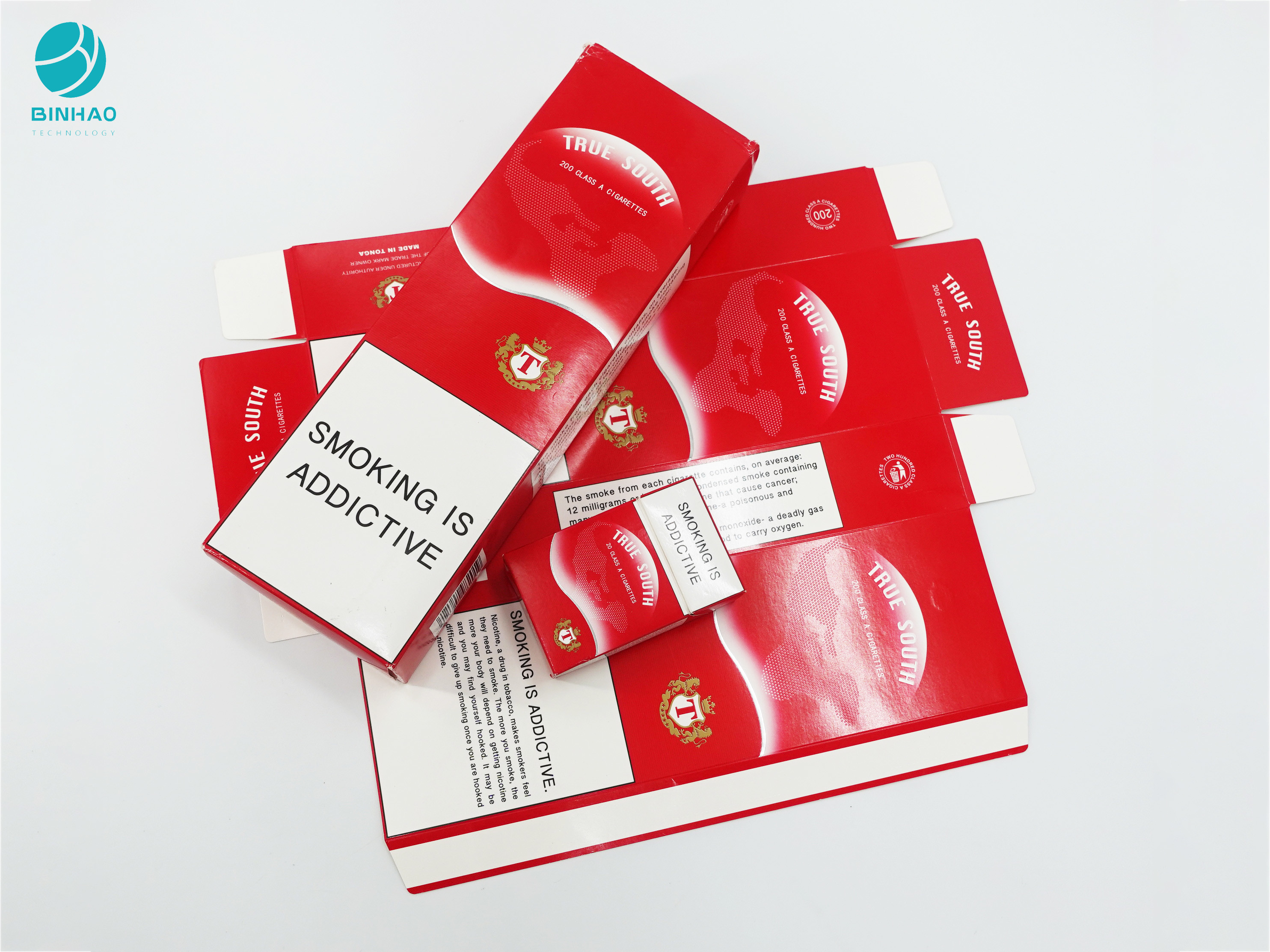 Cartão colorido Eco-amigável personalizado para o empacotamento do cigarro do cigarro