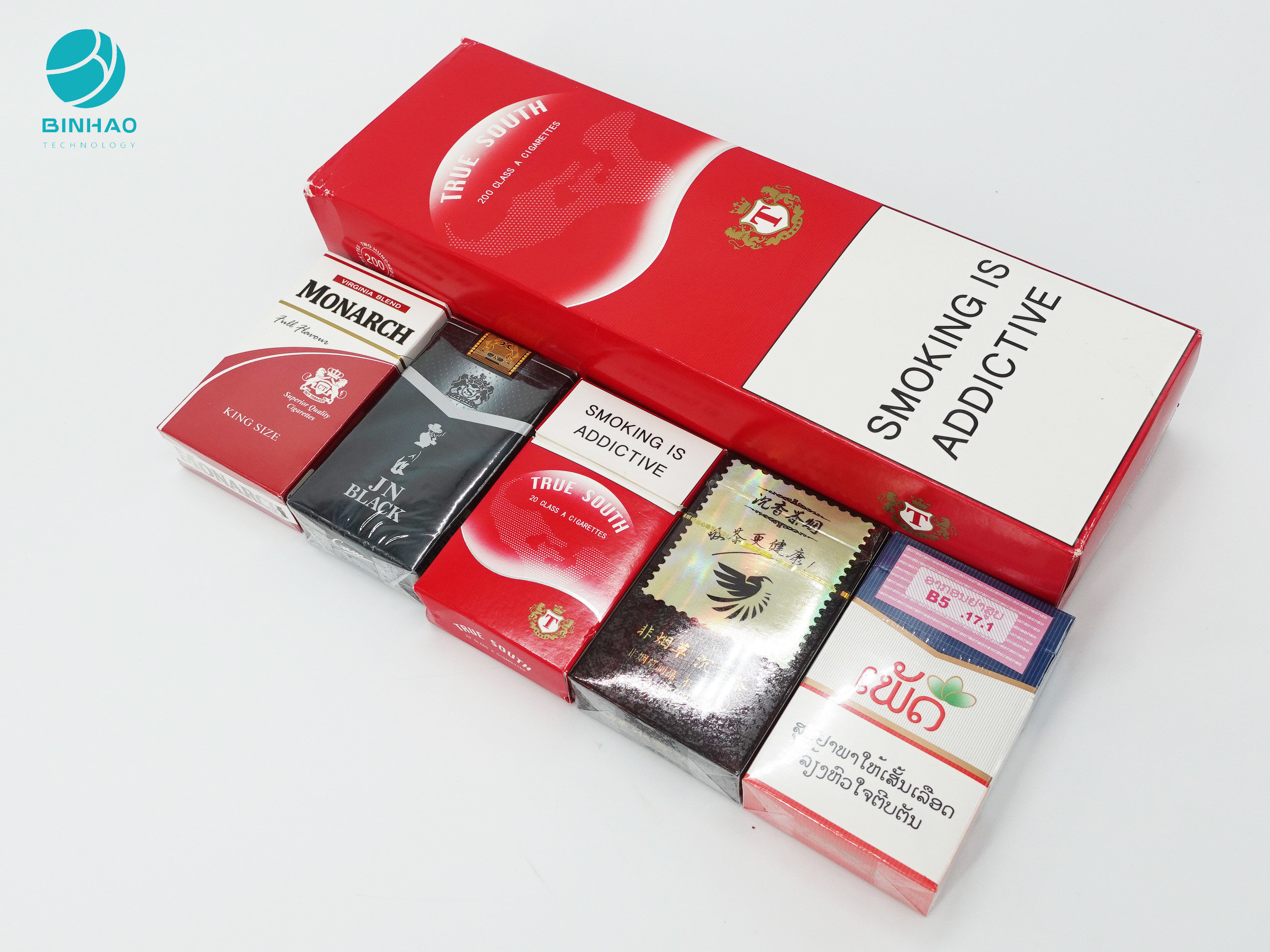 Caixas gravadas de Logo Custom Durable Cardboard Packing para o cigarro de cigarro