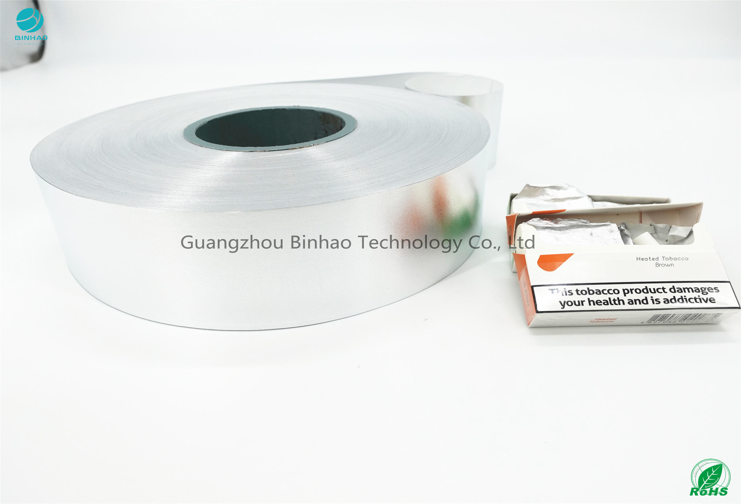 Papel da folha de alumínio de peso de papel dos materiais 55gsm Grammage do pacote do E-cigarro de HNB