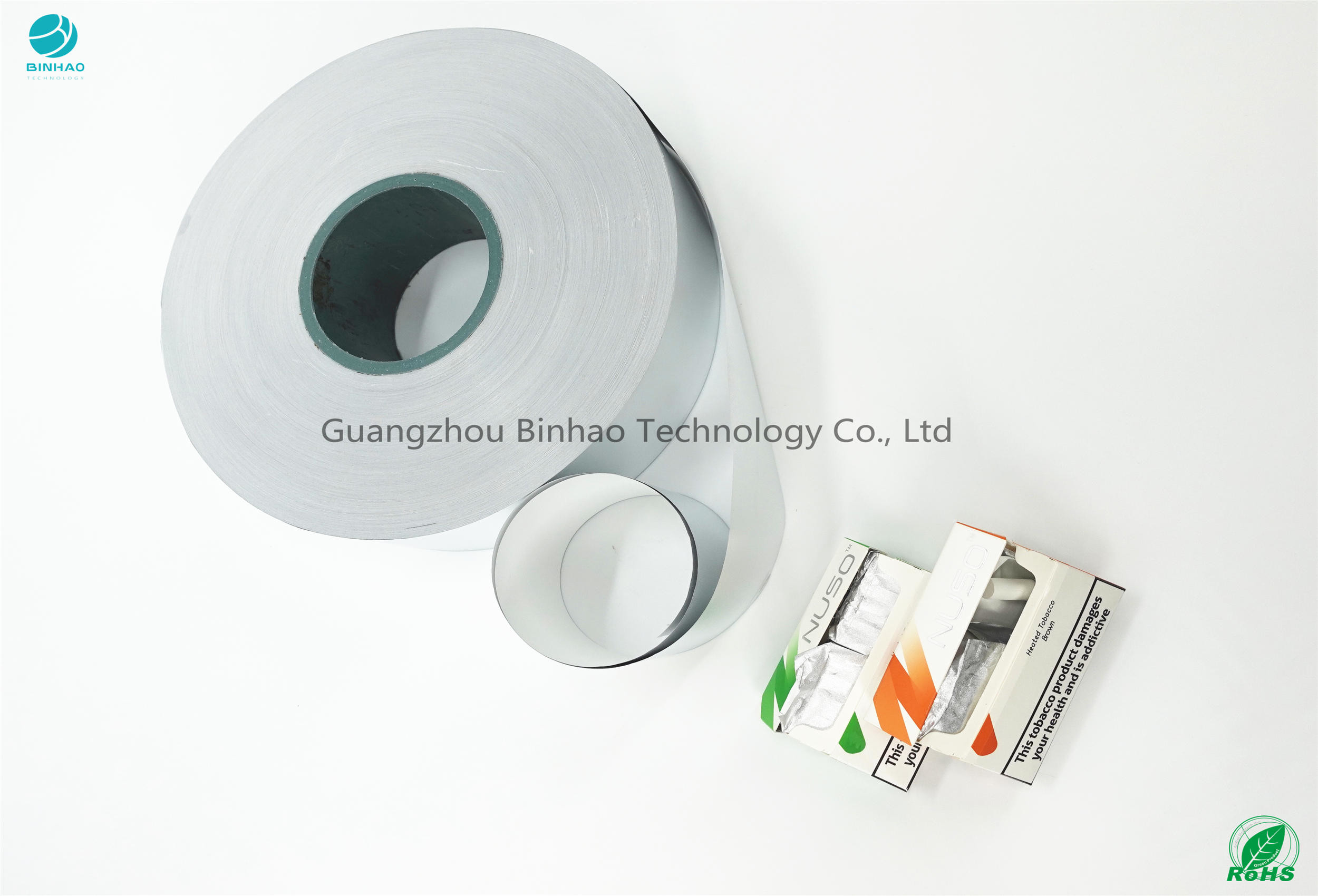 materiais de gravação de papel do pacote do E-cigarro do tratamento HNB da folha de alumínio da largura de 50-85mm