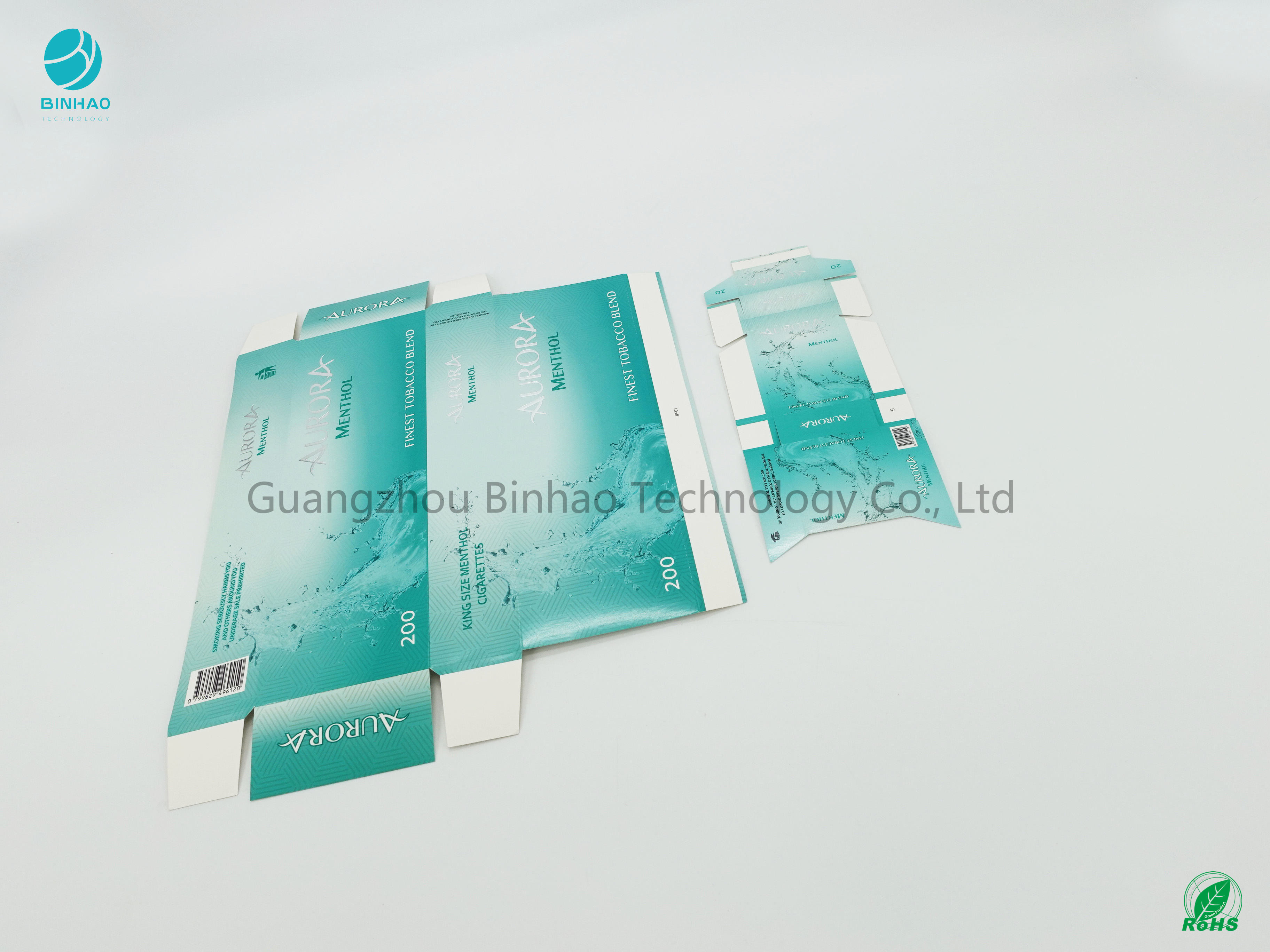 Superfície imprimindo lisa de papel de base do cartão 225gsm das caixas de cigarro do cartão