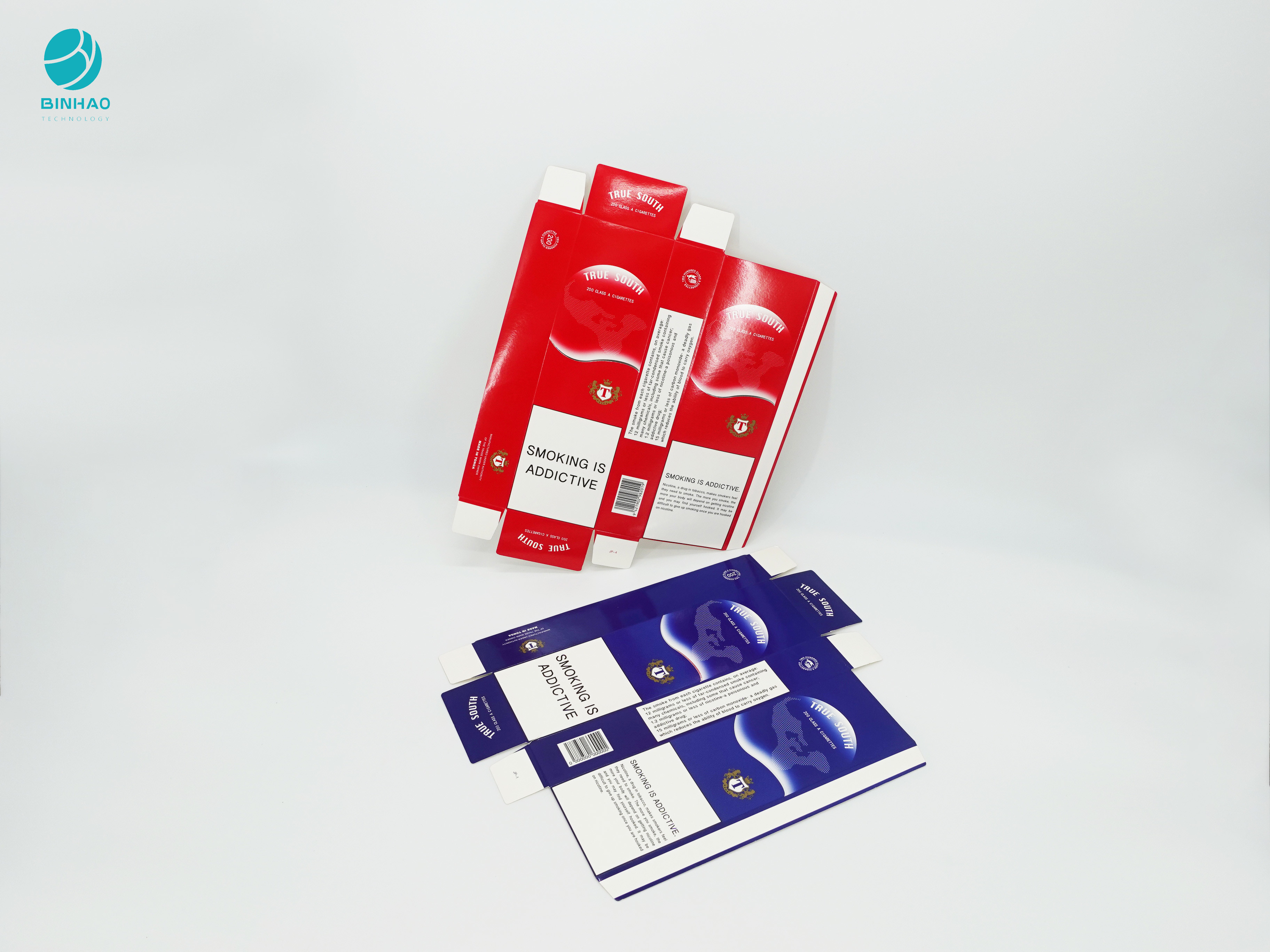 Papel decorativo do cartão do projeto para o empacotamento da caixa da caixa de cigarro do cigarro