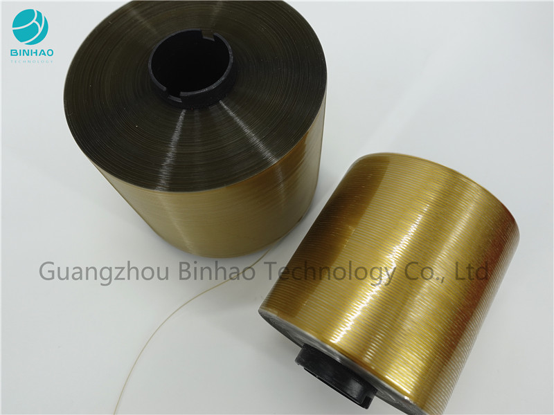 Linha material reciclável fita do ouro da tira de rasgo da selagem do saco 10000 M