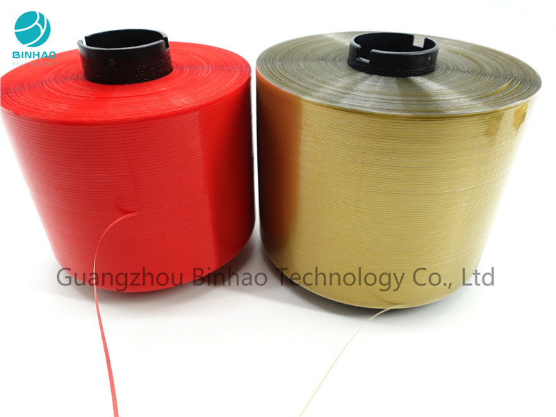 2 de rasgo da tira milímetros coloridos do empacotamento material reciclável flexível da fita