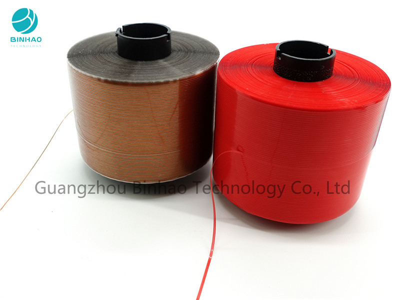Oferta que imprime a fita da tira de rasgo de 2,5 milímetros no material reciclável das bobinas BOPP