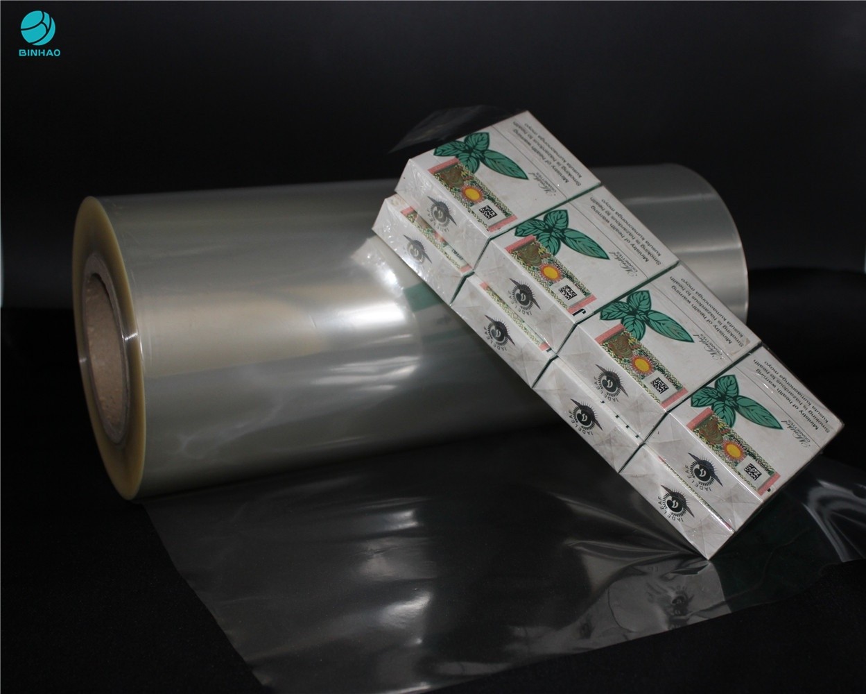 Rolo de filme poli transparente do empacotamento plástico de cloreto de vinil para o empacotamento exterior da caixa