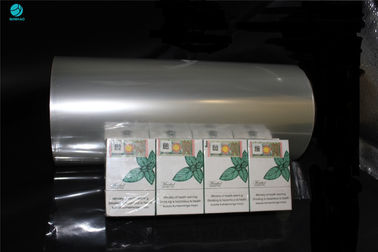 Filme de empacotamento habilitado do PVC de 25 mícrons do ISO para a caixa despida do cigarro enorme que envolve como a caixa exterior