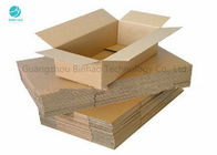 A cor de papel de Brown reciclou tamanho personalizado caixa de empacotamento ondulado