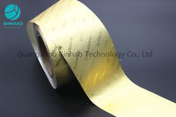 Papel de envolvimento de alumínio gravado dourado da folha de lata para o empacotamento do cigarro