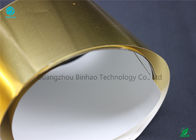 Papel lustroso brilhante da folha de alumínio de transferência do ouro com materiais ambientais em 65gsm