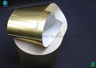 Folha de 6,5 mícrons com o ouro/prata brilhantes que imprime o papel da folha de alumínio no tamanho do Normal 55gsm