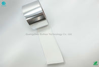 Papel da folha de alumínio de Bobbin Shape Silver Shine Tobacco 55gsm