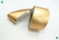 Papel do rei Size Aluminium Foil do cigarro 58gsm de Bobbin Shape Gold 99,45