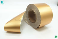 Cigarro mínimo do papel da folha 32gsm de alumínio da força 3kg/15mm da tensão do ouro