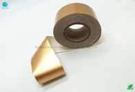 Papel duro da folha de alumínio de Matte Tobacco 85mm do ouro da rigidez 50%