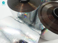 fita holográfica de 3mm de prata ou do ouro do rasgo com projeto personalizado para o pacote