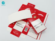 Projete a caixa de cartão impressa do pacote do retângulo para o empacotamento do cigarro